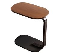 WXPXYBF Mesa Auxiliar, Mesa de sofá en Forma de C, Estructura Resistente, Altura de 60 cm, para Sala de Estar, Dormitorio, Espacios pequeños