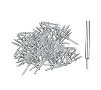 Wxqbjtam Clavo para Zócalo Sin Marcas, Clavo de Doble Cabeza para Zócalo Sin Costuras, Clavos Metálicos para Zócalo Que No Dejan Marcas para Chapa de Madera, Z, 100PCS