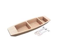 Wxqbjtam Maqueta de Barco de Juguete, Canoa China de Madera, Artesanía Marina para Estantería de Oficina, Adornos para Fiestas, Style B