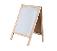 Wxqbjtam Pizarra de Doble Cara, Pizarra Negra, Caballete de Escritura Plegable, Tablero de Notas para Restaurantes, 19cm X 30cm