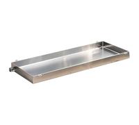 WXQTM Bandeja Colectora Universal Acero Inoxidable para La Recogida Agua Condensación con Drenaje Apta para Aires Acondicionados Ventana (42.5x91.5x5cm)