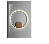 WXQTM Caja de Contadores de Gran Tamaño Pintura Decorativa Sin Perforación Vertical Boca de Incendios Caja de Red Enmascaramiento Pintura Mural para Pasillo (G,50x70cm)