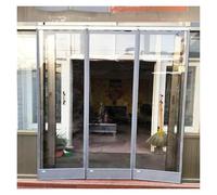 WXQTM Cortina Tiras PVC Liso Transparente con Tira Magnética para Puertas Fácil Montar Divisoria para Pérgolas Exteriores Balcones Personalizado (40x230cm)