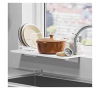 WXQTM Estante para Alféizar Ventana Dormitorio Resistente A Arañazos Y Al Desgaste (23.6x5.9in) Panel Extra para Encimera Adecuado para Encimeras Balcón (40x15cm)