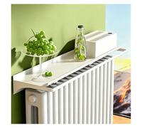 WXQTM Estantes Radiador Metálicos Organizador Artículos Uso Diario Estante Suspendido Blanco con Toallero para Salón Dormitorio Baño Y Oficina (23.6in/60cm)