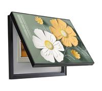 WXQTM Pintura Decorativa para Caja Contador Eléctrico Estilo Abatible Pintura Mural Que Cubre El Interruptor Eléctrico Adecuada para Salones (B,40x30cm)