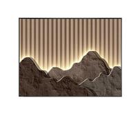 WXQTM Pintura Decorativa para Caja de Contador Eléctrico no Requiere Taladrar Pintura para Colgar En Caja de Interruptores Principales Adecuada para Salones (B,45x35cm)