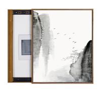 WXQTM Pintura Pared para Cuadro Eléctrico Oculto Tipo Deslizante Vertical Pintura Colgante para Caja Interruptores Principal Adecuada para Vestíbulos (B,50x70cm)