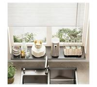 WXQTM Tablero Extensible para Alféizar sin Agujeros con Placa Magnética Trasera Estante para Plantas Suculentas en Balcón para Ampliar La Encimera 60x20cm(23.6x7.9in)