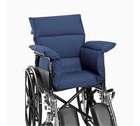 WXQY Cojín para Silla de Ruedas Suave Y Cálido Transpirable, Cojín de Asiento Ortopédico Transpirable para Silla de Ruedas, Almohada Gruesa En Forma de T Colchón Antiescaras Suave Y Cálido Blue
