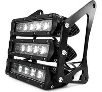 WXSSH Faro delantero de motocicleta Conjunto De Faros Delanteros Motocicleta Para Grom MSX125 MSX 125 125SF 2013 2014 2015 2016(Negro)