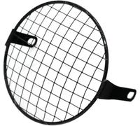 WXSSH Faro delantero de motocicleta Rejilla de malla para faros delanteros motocicleta MoFlyeer, universal, retro, acero, con protector pantalla(Style1)