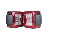 WXSSH Luces traseras Para Jeep para Wrangler JK 2007-2018 luz trasera LED conjunto de luces traseras freno para luz de marcha atrás luces de circulación diurna(EUR Version Clear)