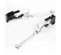 WXSSH protección de la palanca del embrague del freno de Manetas de freno y embrague ergonómicas 7/8" para Kawasaki para Ninja para Versys 650cc 09-14(Chrome)