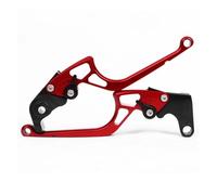 WXSSH protección de la palanca del embrague del freno de Manetas de freno y embrague ergonómicas 7/8" para Kawasaki para Ninja para Versys 650cc 09-14(Rojo)