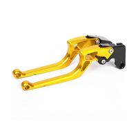WXSSH protección de la palanca del embrague del freno de Manetas de freno y embrague ergonómicas 7/8" para Kawasaki para Ninja para Versys 650cc 09-14(color dorado)