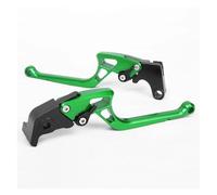 WXSSH protección de la palanca del embrague del freno de Manetas de freno y embrague ergonómicas 7/8" para Kawasaki para Ninja para Versys 650cc 09-14(Verde)