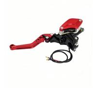 WXSSH protección de la palanca del embrague del freno de Palanca freno motocicleta 12,7mm para cilindro para maestro, aceite de tejido para manguera transferencia universal(color dorado)