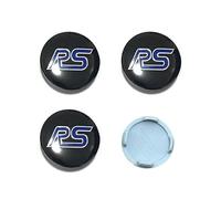WxsYFFS Tapas Centrales Rueda Tapones Buje 4 Piezas 54MM Compatible con para Ford RS Focus Fiesta Material Compuesto ABS Impermeable,A