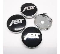 WxsYFFS Tapas Centrales Rueda Tapones Buje 4 Piezas 60MM Compatible con para ABT Racing Material Compuesto ABS Impermeable,E