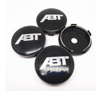 WxsYFFS Tapas Centrales Rueda Tapones Buje 4 Piezas 60MM Compatible con para ABT Racing Material Compuesto ABS Impermeable,F