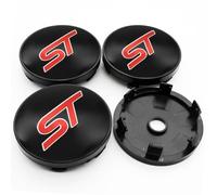 WxsYFFS Tapas Centrales Rueda Tapones Buje 4 Piezas 60MM Compatible con para Ford ST Fiesta Focus Kuga Puma Fusion Mustang Material Compuesto ABS Impermeable,C