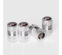 WxsYFFS Tapas para válvulas Valvula Neumático 4 Piezas Compatible con para Ford ST Line Focus X 2 3 Mondeo Fiesta Kuga Aleación Metal Valvula Rueda Coche,C