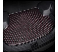 WXTIE Alfombrillas Maletero, para Renault Austral 2022-2025 Alfombra Protectora Cuero Impermeable Coche Estera Maletero Coche Accesorios,Black-Red