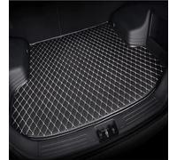 WXTIE Alfombrillas Maletero, para Renault Austral 2022-2025 Alfombra Protectora Cuero Impermeable Coche Estera Maletero Coche Accesorios,Black-White