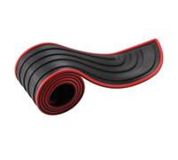 WXTIE Protector Umbral, para Jeep Wrangler Jk 2011-2017 Protector Umbral Puerta Goma Antideslizante Paragolpes Trasero Protector Accesorios,Black-Red-104cmx9cm