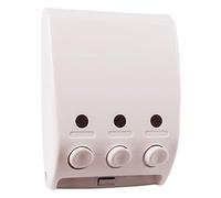 WXTRE Dispensador de jabón de Manos Dispensador de jabón Manual Doble Tres Cabezas de baño de Hotel desinfectante de Manos Botella Botella champú Gel de Ducha Caja Botella de loción Recargable