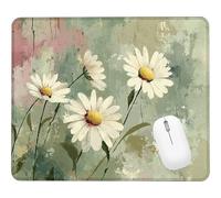 Wxuaixnn Flor Gaming Mouse Pad, 27x21cm Small Mouse Pad, Portátil Alfombrilla ratón, Comfortable, Non-Slip and Washable, Bordes y Bordes Cosidos, for Gaming, Office, Home Office, WH-5092