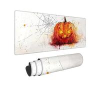 Wxuaixnn Víspera De Todos Los Santos Alfombrilla de ratón de Gran 100x50cm Mouse Pad Gaming XXL,White Alfombrilla Escritorio Precisión y Velocidad en Juegos - Antideslizante - Bordes Cosidos -10669