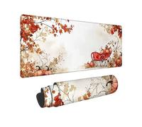 Wxuaixnn Víspera De Todos Los Santos Alfombrilla de ratón de Gran 100x50cm Mouse Pad Gaming XXL,White Alfombrilla Escritorio Precisión y Velocidad en Juegos - Antideslizante - Bordes Cosidos -10235