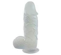 WXXGY Ś-Ëx Toys Ġộděmïchés Cønsølãdør Realista Pênês Silicona 26 Cm/10,2 Pulgadas Impermeable, Fácil de Limpiar, Herramienta de Dos Puntas