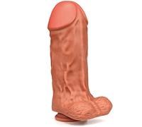 WXXGY Ś-Ëx Toys Ġộděmïchés Cønsølãdør Realista Pênês Silicona 27 Cm/10,6 Pulgadas Exquisita Sensación de Longitud de la Mano, Ideal, Enorme