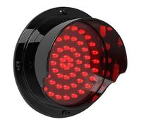 WXXSHGDW Semáforo de 125mm, Semáforo Rojo/Amarillo/Verde, Carcasa de PC Resistente al Agua IP65, Semáforo LED Industrial, Indicador de Bahía de Muelle (Size : Red_24V)