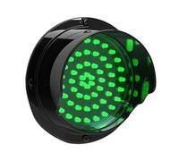 WXXSHGDW Semáforo de 125mm, Semáforo Rojo/Amarillo/Verde, Carcasa de PC Resistente al Agua IP65, Semáforo LED Industrial, Indicador de Bahía de Muelle (Size : Green_24V)