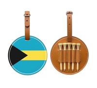 WXXWXD Bolsa de almacenamiento para camisetas de golf impresa con la bandera de las Bahamas, almacenamiento portátil, organiza fácilmente las camisetas