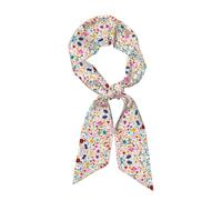 WXXWXD Bufanda de seda estampada con fondo de feliz cumpleaños para mujer, un accesorio versátil para abrigos de otoño e invierno, negro, talla única