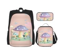 WXXWXD Mochila escolar duradera de gran capacidad + estuche + bolsa de almuerzo, acompaña a tus hijos a estudiar felices todos los días