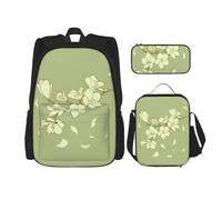 WXXWXD Mochila escolar duradera de gran capacidad + estuche + bolsa para el almuerzo, acompaña a tus hijos a estudiar felices todos los días