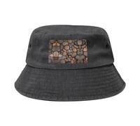 WXXWXD Pebbles in The Beach - Sombrero de pescador, visera deportiva, adecuado para viajes, pesca, color negro