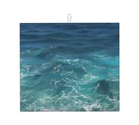 WXXWXD The Deep Ocean - Tapete absorbente de cocina impreso de 16 x 18 pulgadas, tapete decorativo grueso y duradero para encimera