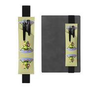 WXXWXD The Funny Frog doing Yoga - Portalápices elástico impreso - Papelería de regreso a clases, regalos para mejores amigos, niños y profesores