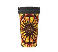 WXXWXD Turning The Flame - Taza de café portátil de gran capacidad, 12 horas de conservación del calor y conservación del frío, adecuada para coches, oficinas, etc.