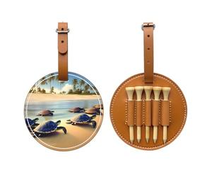 WXXWXD Turtles on the Beach - Bolsa de almacenamiento para camisetas de golf, almacenamiento portátil, organiza fácilmente las camisetas