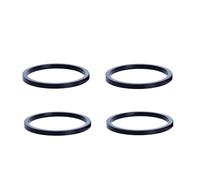 WXYDEDIAN Espaciadores para Bicicletas Ajuste de aleación Aluminio for Bicicleta, Horquilla, espaciadores Auriculares, Anillo for Manillar, Accesorio Ciclismo(3MM 4PCS)