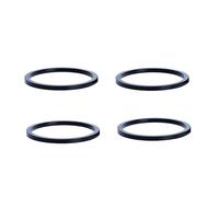 WXYDEDIAN Espaciadores para Bicicletas Ajuste de aleación Aluminio for Bicicleta, Horquilla, espaciadores Auriculares, Anillo for Manillar, Accesorio Ciclismo(2MM 4PCS)
