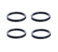 WXYDEDIAN Espaciadores para Bicicletas Ajuste de aleación Aluminio for Bicicleta, Horquilla, espaciadores Auriculares, Anillo for Manillar, Accesorio Ciclismo(5MM 4PCS)